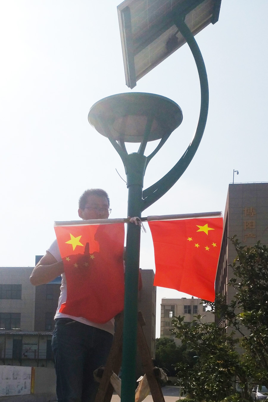 党员献力园区，喜迎祖国华诞